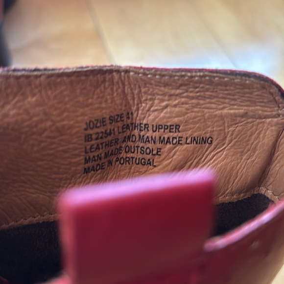 Worn a handful of times, Miz Mooz Red Leather  Jozie Ankle Boots - Picture 8 of 8